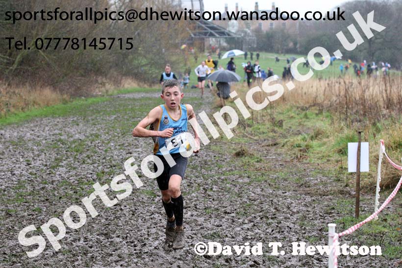 Junior boys Northern Inter Counties Schools Cross Country, Stockton. Photo: David T. Hewitson/Sports for All Pics